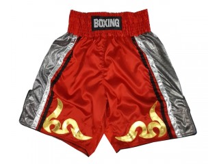 Personlig Boxing Shorts : KNBSH-030-Rød